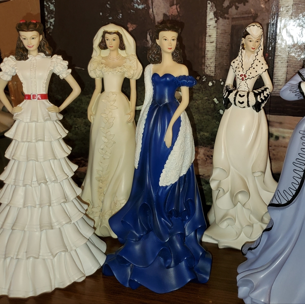 Rare! OH SO SCARLETT FIGURINE Hamilton Collection Gone With The Wind "Picture …